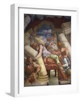 Frescoes in Chamber of Giants-Giulio Romano-Framed Giclee Print