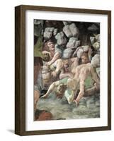 Frescoes in Chamber of Giants-Giulio Romano-Framed Giclee Print