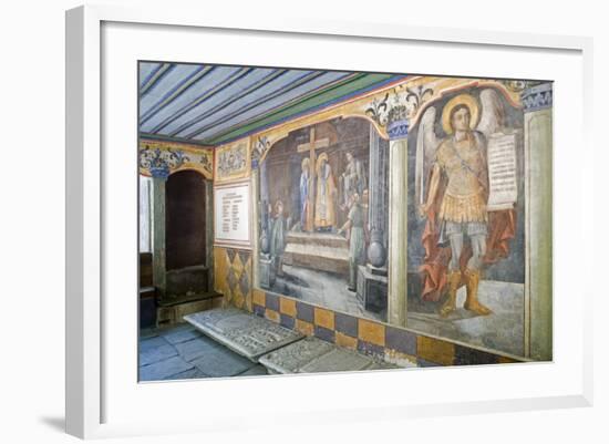 Frescoes in Church of St Constantine and Helena-null-Framed Photographic Print