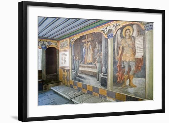 Frescoes in Church of St Constantine and Helena-null-Framed Photographic Print