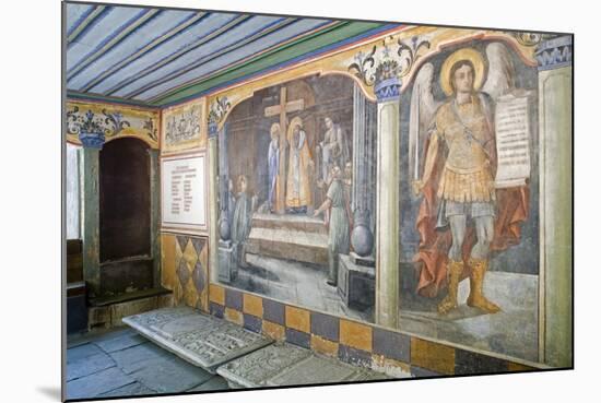 Frescoes in Church of St Constantine and Helena-null-Mounted Photographic Print