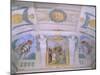 Frescoes in Gallery at Villa Chigi, Rome-Pietro da Cortona-Mounted Giclee Print