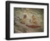 Frescoes of Cloud Maidens on the Rock at Sigiriya, Dating from the 5th Century AD, Sri Lanka-David Beatty-Framed Photographic Print