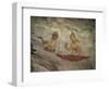 Frescoes of Cloud Maidens on the Rock at Sigiriya, Dating from the 5th Century AD, Sri Lanka-David Beatty-Framed Photographic Print