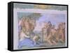 Frescoes of Gallery in Villa Chigi, Rome-Pietro da Cortona-Framed Stretched Canvas