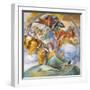 Frescoes of Gallery in Villa Chigi, Rome-Pietro da Cortona-Framed Giclee Print