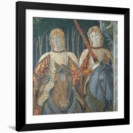 Frescoes of the Chapel of the Magi-Benozzo Gozzoli-Framed Giclee Print