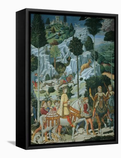 Frescoes of the Chapel of the Magi-Benozzo Gozzoli-Framed Stretched Canvas