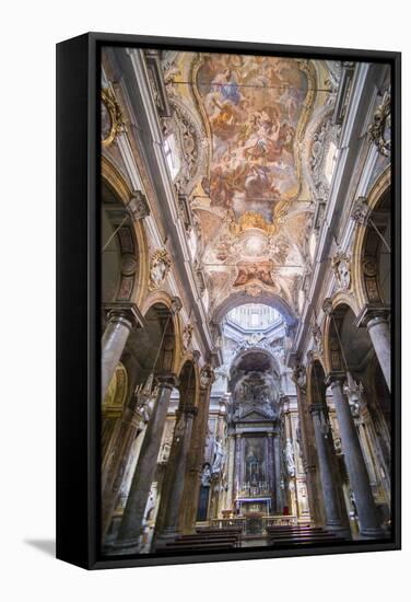 Frescoes on the Ceiling at the Church of San Matteo-Matthew Williams-Ellis-Framed Stretched Canvas