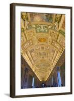 Frescoes on the Ceiling of the Gallery of the Maps, Vatican Museums, Rome, Lazio, Italy, Europe-Carlo Morucchio-Framed Photographic Print