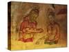 Frescoes, Sigiriya (Lion Rock), UNESCO World Heritage Site, Sri Lanka, Asia-Jochen Schlenker-Stretched Canvas