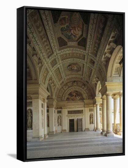 Frescoes-Giulio Romano-Framed Stretched Canvas