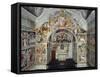 Frescos, 1491, in Notre-Dame Des Fontaines Chapel, La Brigue, France-Giovanni Canavesio-Framed Stretched Canvas