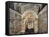 Frescos, 1491, in Notre-Dame Des Fontaines Chapel, La Brigue, France-Giovanni Canavesio-Framed Stretched Canvas