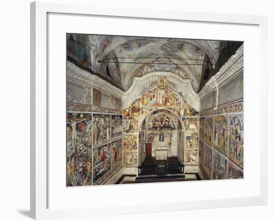 Frescos, 1491, in Notre-Dame Des Fontaines Chapel, La Brigue, France-Giovanni Canavesio-Framed Giclee Print