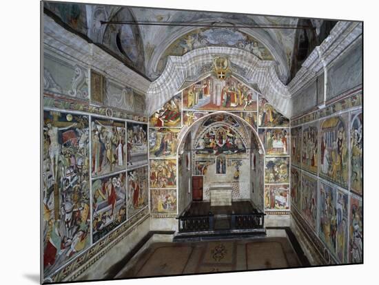 Frescos, 1491, in Notre-Dame Des Fontaines Chapel, La Brigue, France-Giovanni Canavesio-Mounted Giclee Print