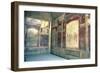 Frescos in the Tablinium, House of Livia, 1st Century AD-null-Framed Giclee Print