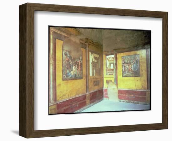 Frescos on the Walls of the Pantheus Room, House of the Vettii, 1st Century AD-null-Framed Giclee Print