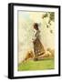 Fresh Air with Sheep-Winslow Homer-Framed Giclee Print