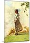 Fresh Air with Sheep-Winslow Homer-Mounted Giclee Print