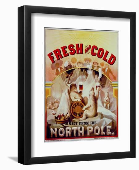 Fresh and Cold - Direct from the North Pole-null-Framed Premium Giclee Print