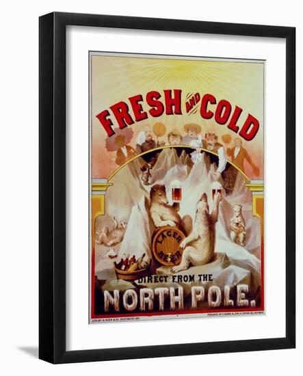 Fresh and Cold - Direct from the North Pole-null-Framed Giclee Print