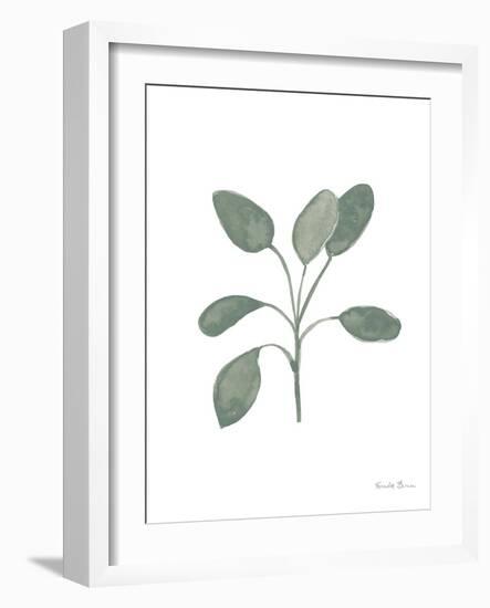 Fresh and Green VII Dark-Farida Zaman-Framed Art Print