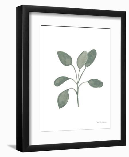 Fresh and Green VII Dark-Farida Zaman-Framed Art Print