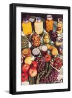 Fresh and Preserved Fruits-null-Framed Art Print