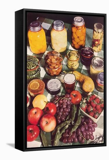 Fresh and Preserved Fruits-null-Framed Stretched Canvas