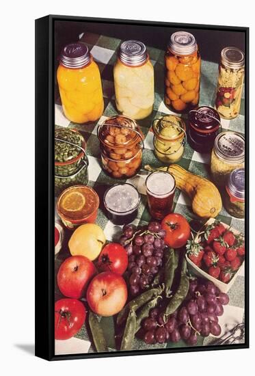 Fresh and Preserved Fruits-null-Framed Stretched Canvas