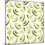 Fresh and Tasty Avocados-Maria Mirnaya-Mounted Art Print