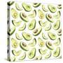 Fresh and Tasty Avocados-Maria Mirnaya-Stretched Canvas