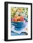 Fresh Apricots in a Colander on a Garden Table-Eising Studio - Food Photo and Video-Framed Photographic Print