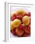 Fresh Apricots, Nectarines and Strawberries on Plate-Foodcollection-Framed Photographic Print