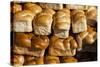 Fresh Baked Bread in Tel Aviv's Carmel Market-Richard T. Nowitz-Stretched Canvas