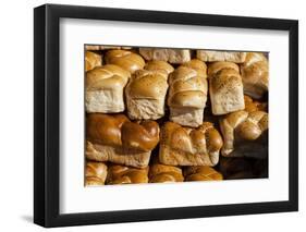 Fresh Baked Bread in Tel Aviv's Carmel Market-Richard T. Nowitz-Framed Photographic Print