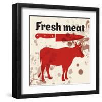 Fresh Beef-Alexey Pushkin-Framed Art Print