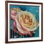 Fresh Bouquet with Text 1-Cristin Atria-Framed Art Print