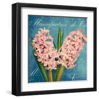 Fresh Bouquet with Text 2-Cristin Atria-Framed Art Print