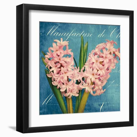 Fresh Bouquet with Text 2-Cristin Atria-Framed Art Print