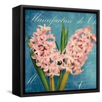 Fresh Bouquet with Text 2-Cristin Atria-Framed Stretched Canvas