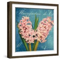 Fresh Bouquet with Text 2-Cristin Atria-Framed Art Print