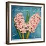 Fresh Bouquet with Text 2-Cristin Atria-Framed Art Print