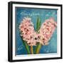 Fresh Bouquet with Text 2-Cristin Atria-Framed Art Print