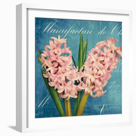 Fresh Bouquet with Text 2-Cristin Atria-Framed Art Print