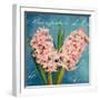 Fresh Bouquet with Text 2-Cristin Atria-Framed Art Print