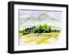 Fresh Breeze and Summer Arrives in the Plateau-Kenji Fujimura-Framed Art Print