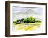 Fresh Breeze and Summer Arrives in the Plateau-Kenji Fujimura-Framed Art Print