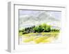 Fresh Breeze and Summer Arrives in the Plateau-Kenji Fujimura-Framed Art Print